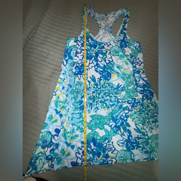 Lilly Pulitzer Monterey Tank Dress In A Pinch Racerback Women’s size Medium EUC - Picture 8 of 11